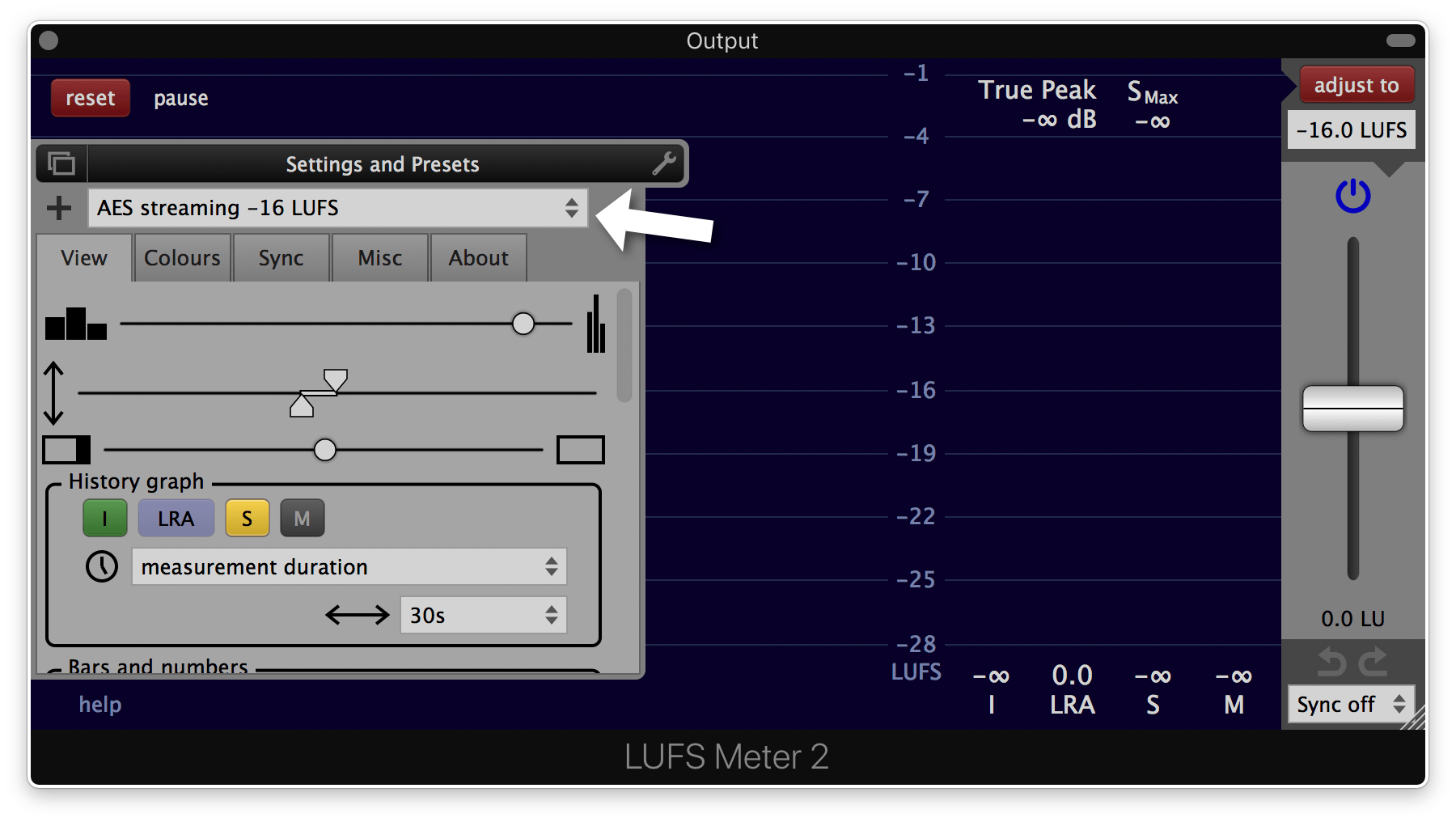 Preset load